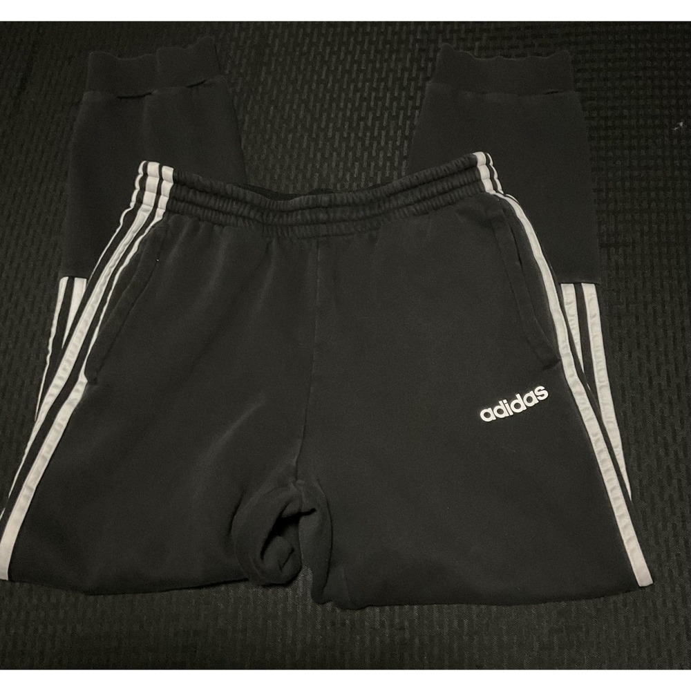 Adidas Lot of 3 Pants & Shirts Mens Medium Black Fleece Sweatpants Joggers Gym - Picture 7 of 15
